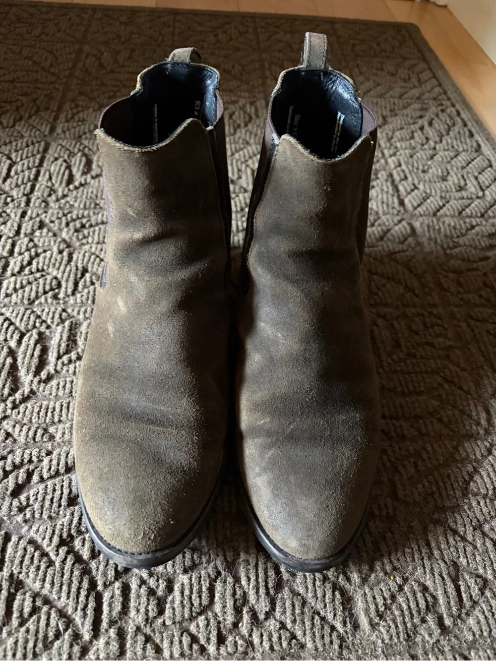 Thursday Chelsea Boots in Dark Brown Suede (duchess)
